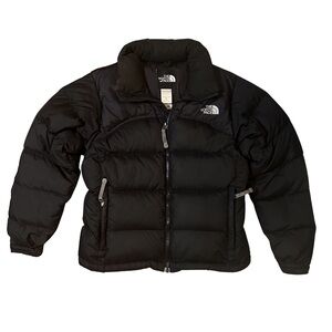 Women's 1996 Retro Nuptse black puffer coat from North Face